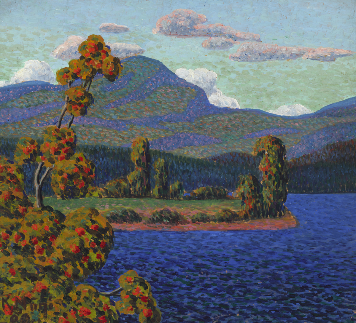 Konrad M&auml;gi, Norwegian Landscape, 1909, Art Museum of Estonia.


