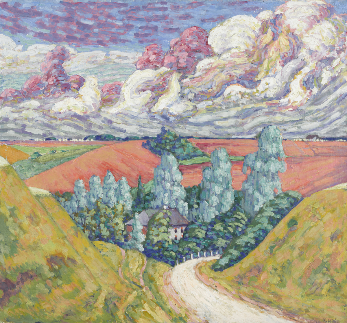 Konrad M&auml;gi, On the Way from Viljandi to Tartu, 1915&ndash;1916, Art Museum of Estonia.&nbsp;


