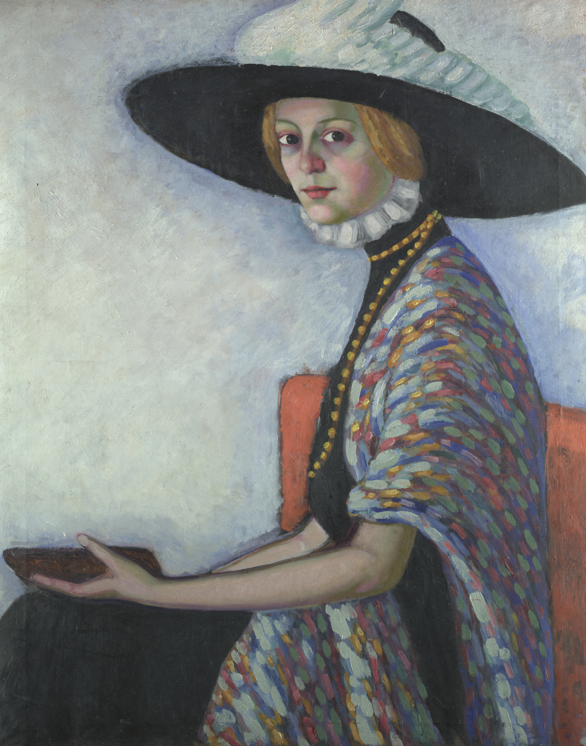 Konrad M&auml;gi, Portrait of Alide Asmus, 1912&ndash;1913, Tartu Art Museum.

