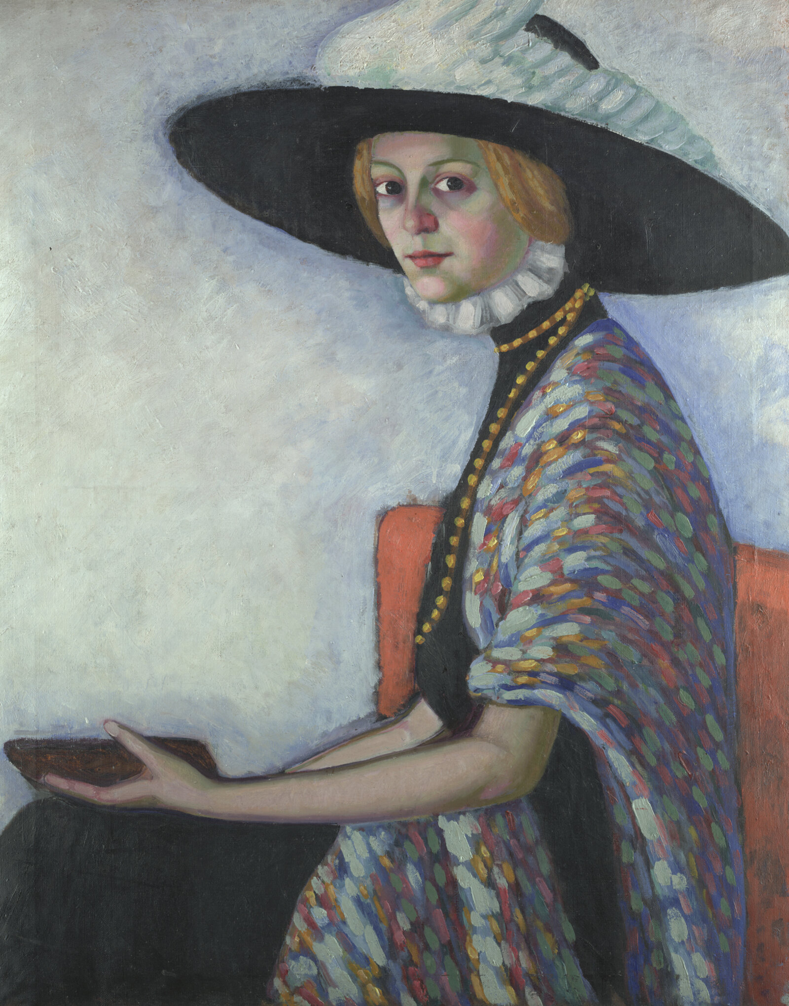 Konrad Mägi, Portrait of Alide Asmus, 1912–1913, Tartu Art Museum
